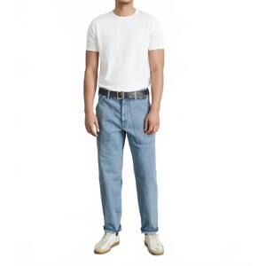 NEW ALEX MILL painter pant in vintage wash denim